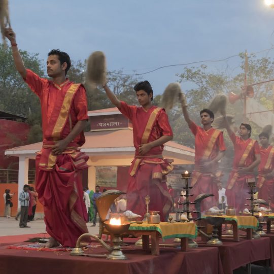 Ceremonie in Varanasi
