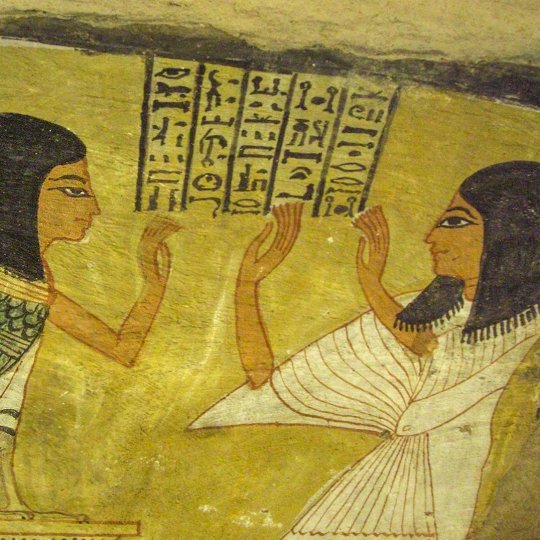 In de tijd van de farao&#8217;s droegen de dames geen hijab.